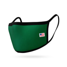 Load image into Gallery viewer, Kids Face Mask for Boys Girls Children Cotton Cloth Double Layer Masks Washable Reusable age 3 to 7 Made in USA Green
