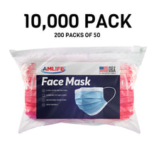 Load image into Gallery viewer, Amlife Disposable Face Masks Protective 3-Ply Filter Made in USA with Imported Fabric Magenta

